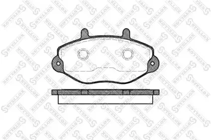 Комплект тормозных колодок, дисковый тормоз STELLOX купить